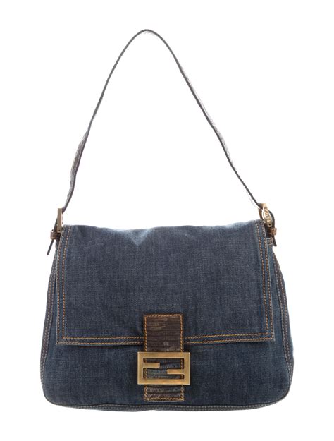 fendi denim mamma baguette